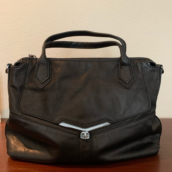 Botkier Black Leather Satchel - Picture 2 of 4